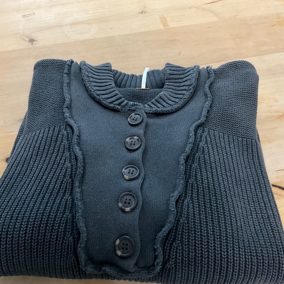 FREE PEOPLE CHUNKY HENLEY SWEATER /NEW - Picture 8 of 9